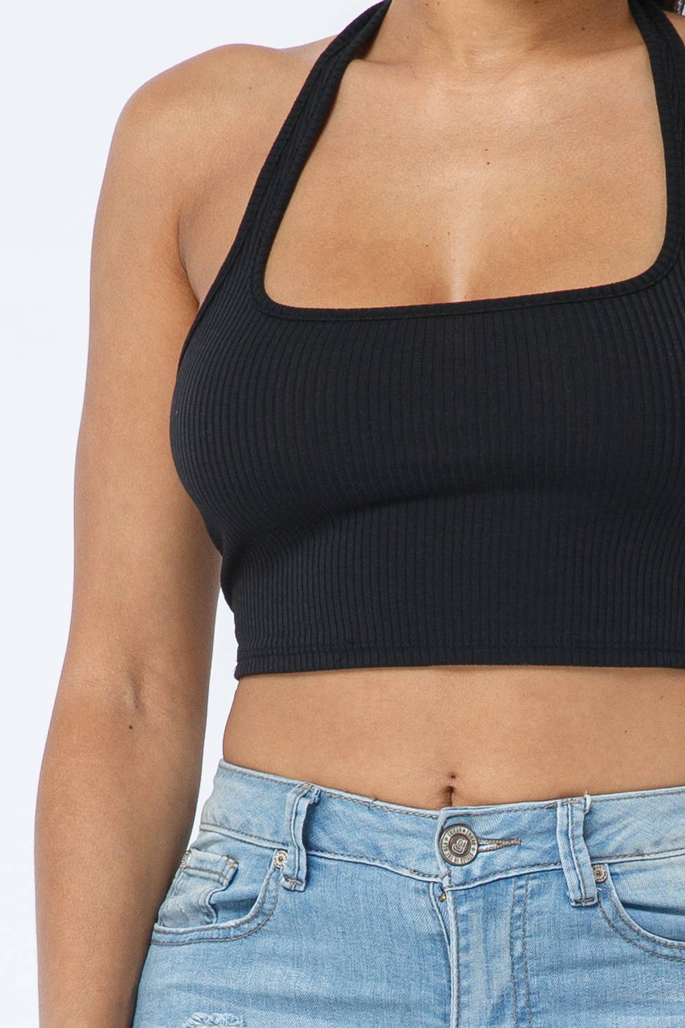 π€π€π€ The Perfect Little Black Halter Top π€π€π€